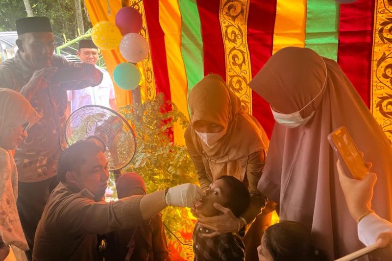 91.846 anak di Aceh Besar akan di vaksin polio