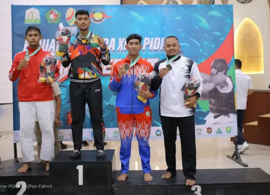 Pidie salip Banda Aceh klasemen sementara perolehan medali di PORA XIV