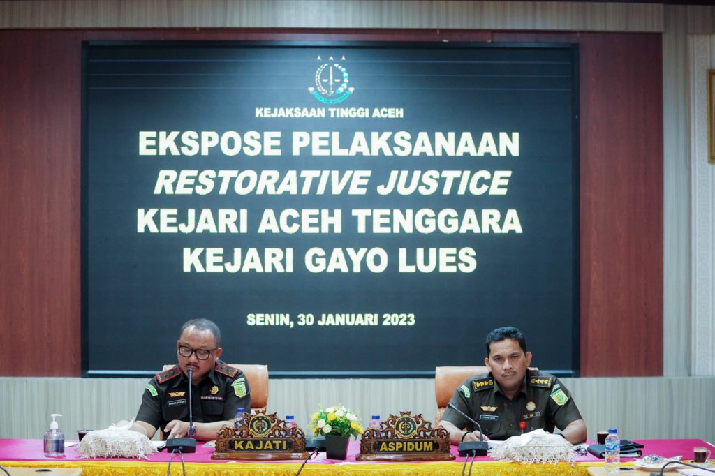 Jampidum setujui penghentian dua kasus di Aceh