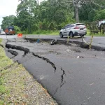 Jalan lintas nasional di Pidie amblas, pengendara diminta hati-hati