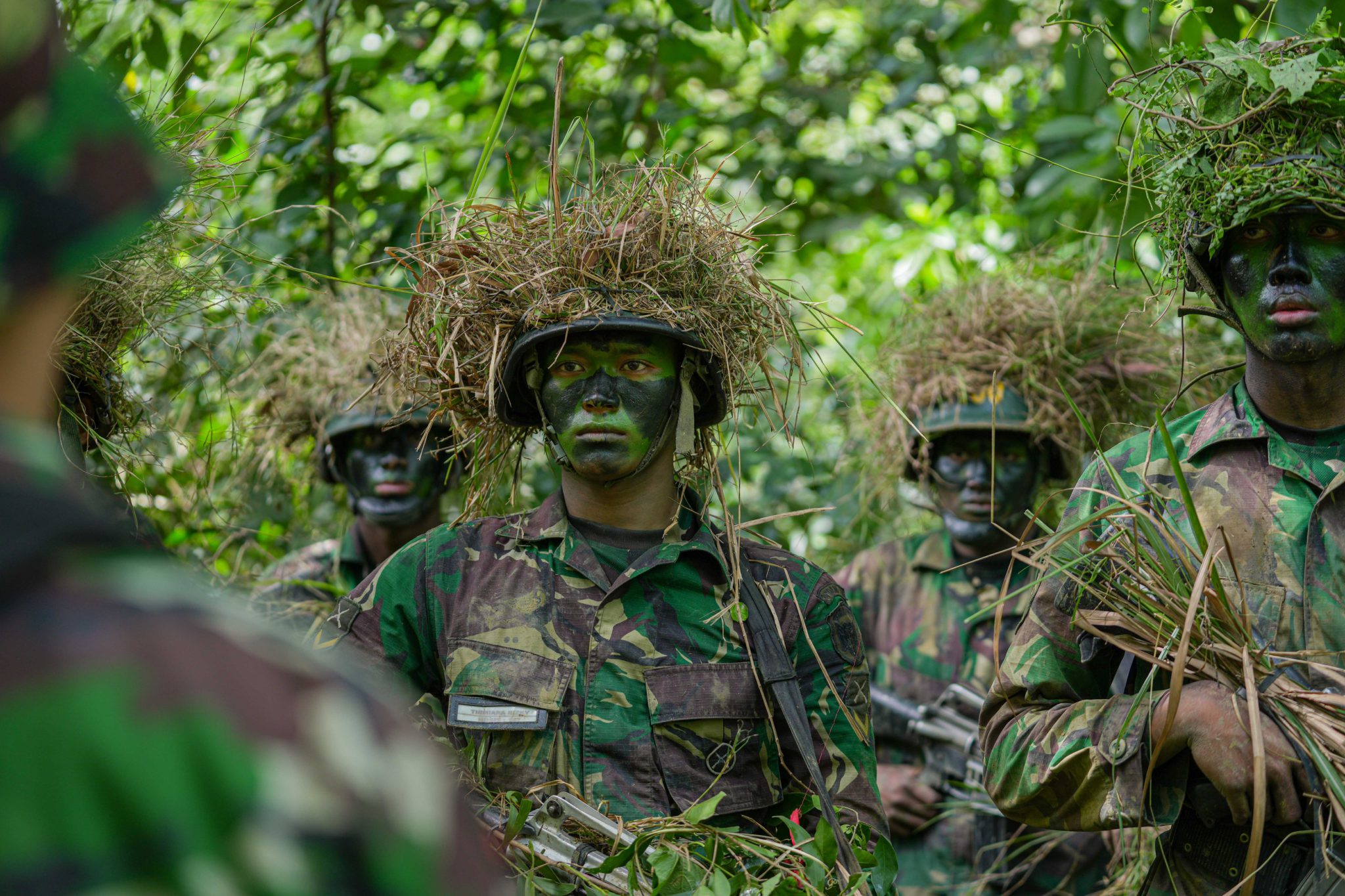 Siswa calon bintara TNI AD dilatih menghancurkan musuh di Aceh Besar
