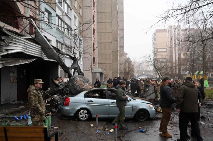 Mendagri Ukraina tewas dalam kecelakaan helikopter di Kiev