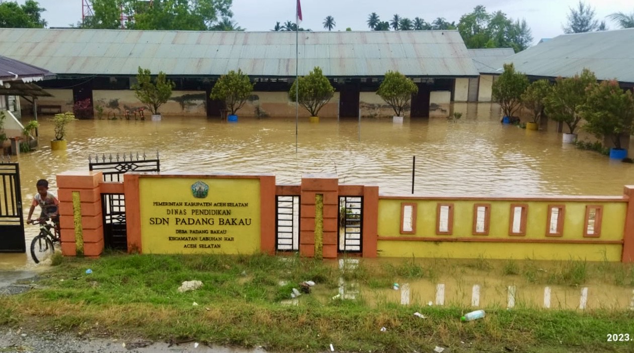 Banjir rendam enam desa di Aceh Selatan