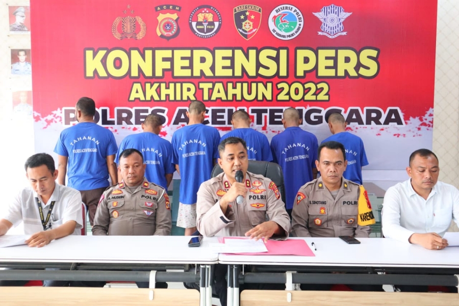 Polres Aceh Tenggara tangani 672 kasus kriminal sepanjang 2022
