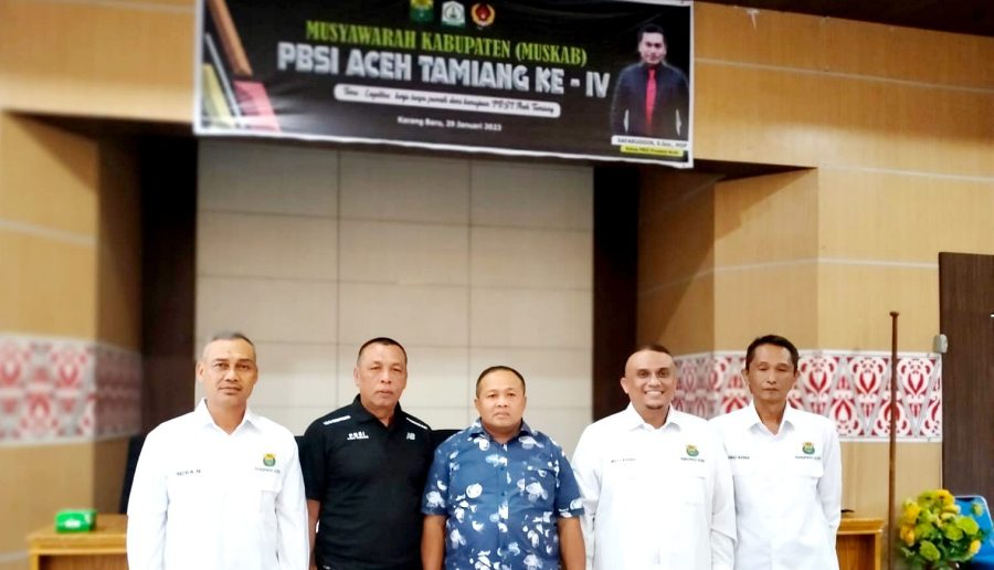 T Budi Darma terpilih pimpin PBSI Aceh Tamiang