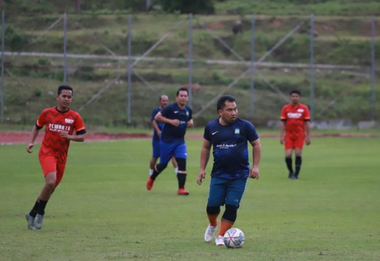 Magis Jantho Sport Centre, Pemkab Aceh Besar FC hajar Pewarta FC 5-1