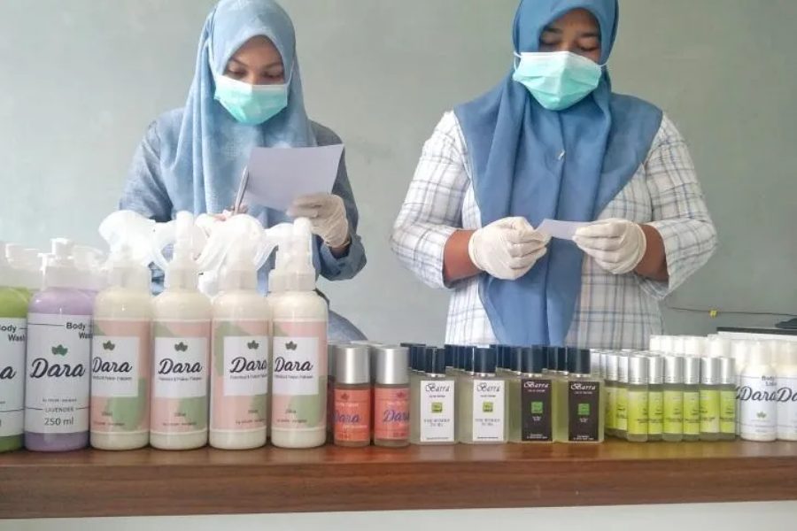 SIKIM Nilam Aceh Jaya produksi sabun dan parfum