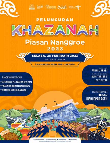Peluncuran Khazanah Piasan Nanggroe 2023 - Disbudpar Aceh