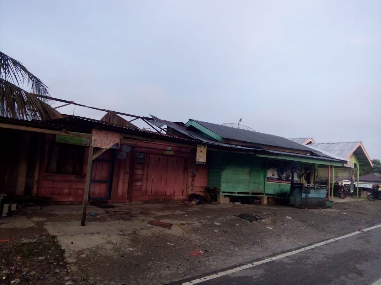 Empat rumah di Aceh Tenggara rusak diterjang angin kencang