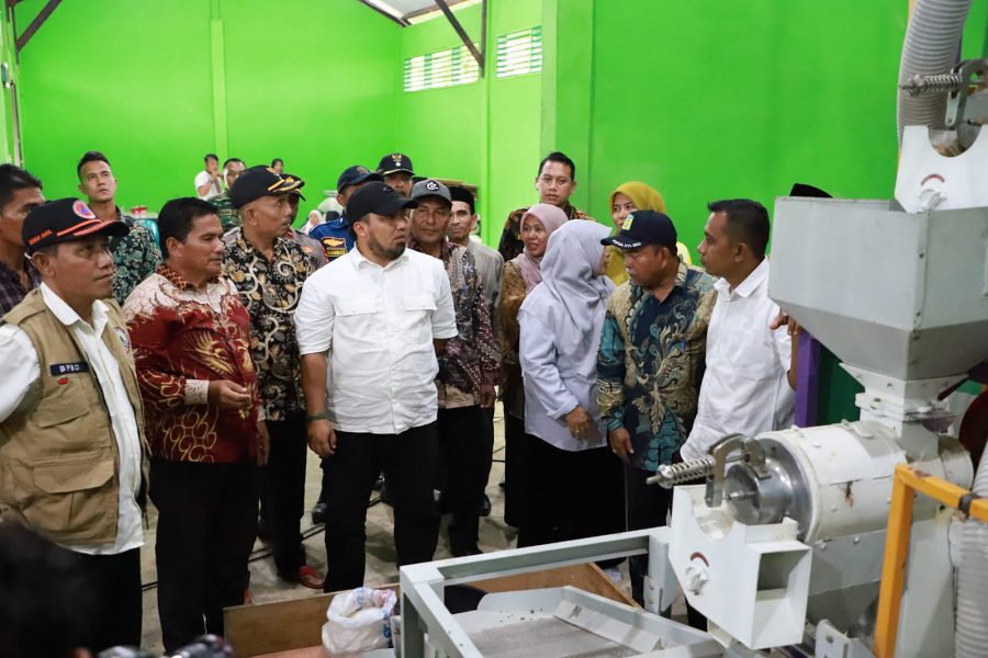 Jaga inflasi dan ketahanan pangan, Pj Bupati Aceh Besar resmikan lumbung pangan di Lhoong