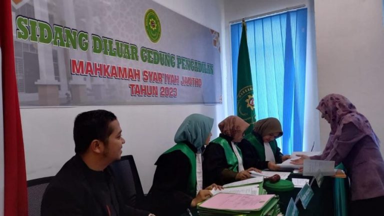 Layanan sidang keliling MS Jantho sangat membantu masyarakat