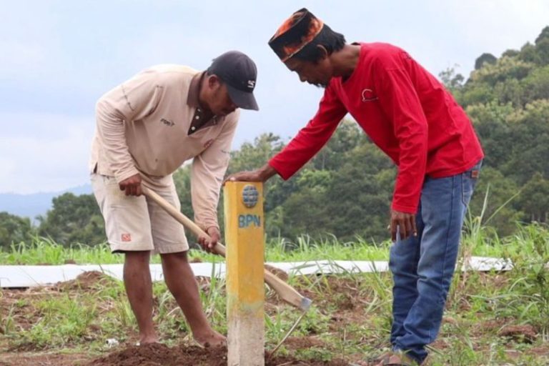 Kementrian ATR/BPN  pasang sejuta tanda batas tanah dari Aceh hingga Papua