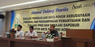 Disbudpar Aceh Gelar Simulasi Pengelolaan Dapobud untuk WBTb
