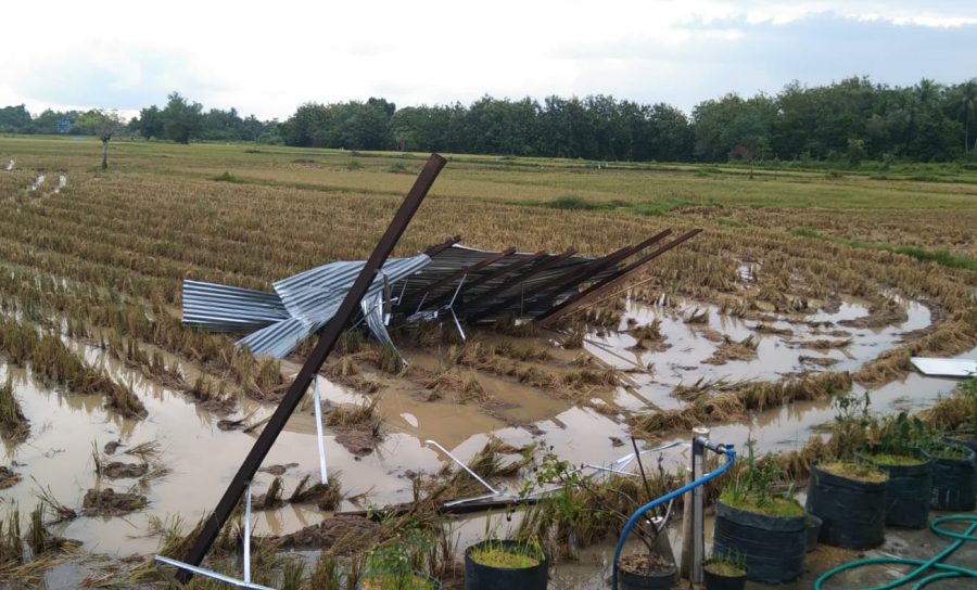 Tujuh ruko di Aceh Besar rusak berat di hantam angin kencang