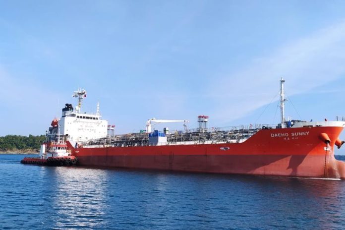 13.400 ton CPO di ekspor dari Pelabuhan Calang tujuan India