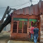 Delapan rumah di Aceh Timur rusak diterjang angin kencang