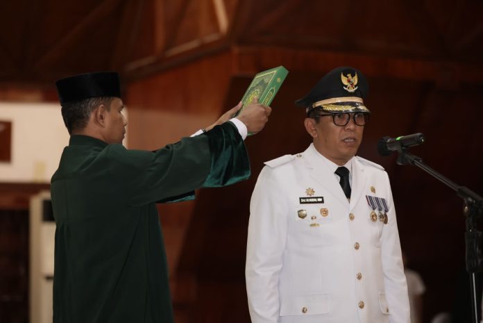 Lantik Alhudri sebagai Pj Bupati Gayo Lues, ini pesan Pj Gubernur Aceh