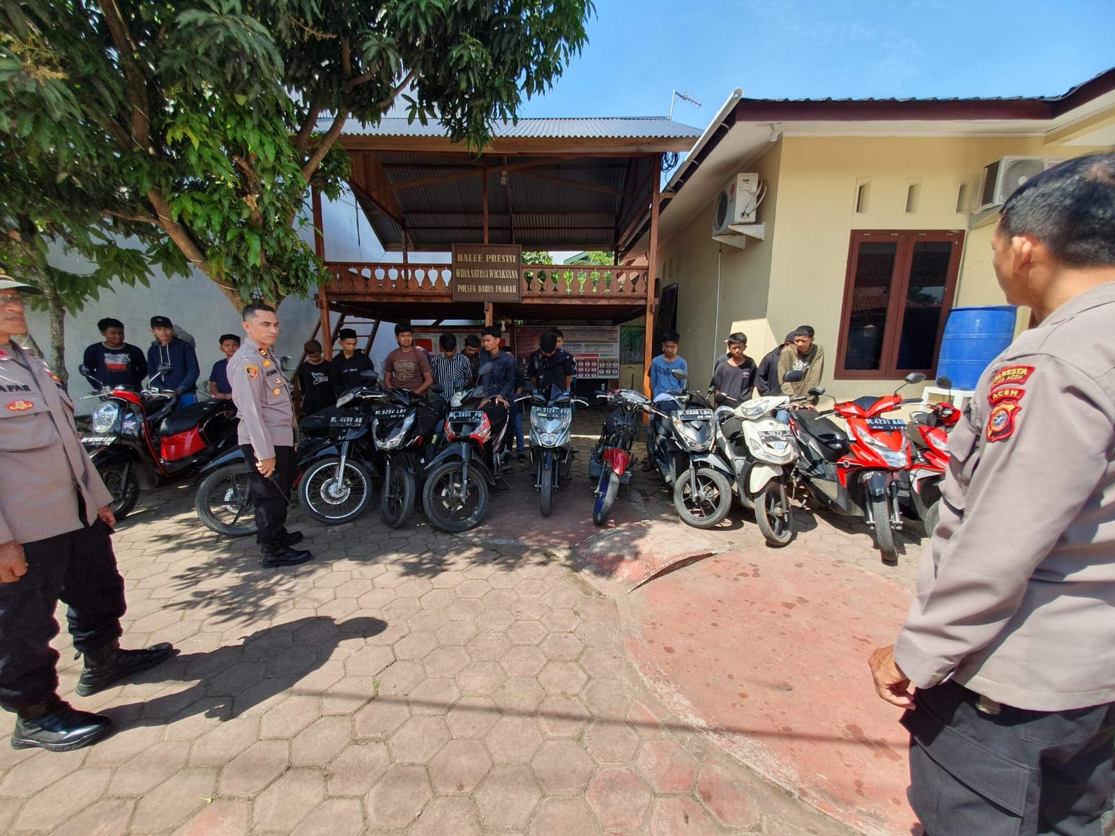 Polisi amankan puluhan sepeda motor balap liar di Aceh
