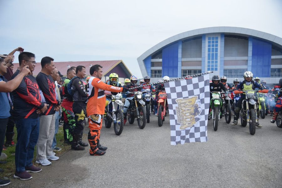 320 rider ramaikan Trail Adventure RATA-4, secara resmi dilepas Pj Bupati Aceh Besar