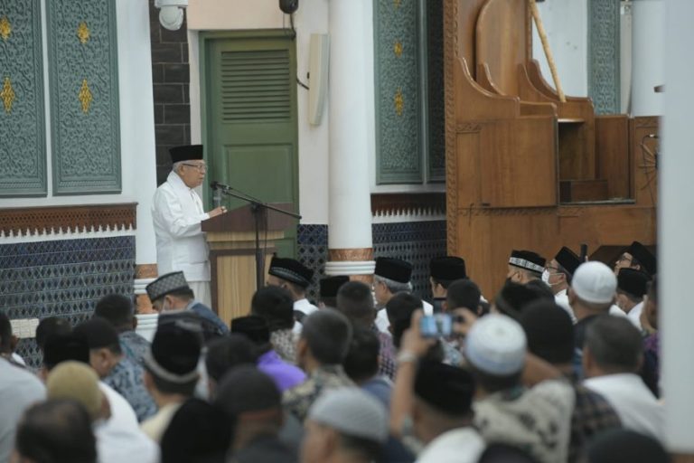 Wapres RI isi tausiyah di Masjid Raya Baiturrahman Banda Aceh