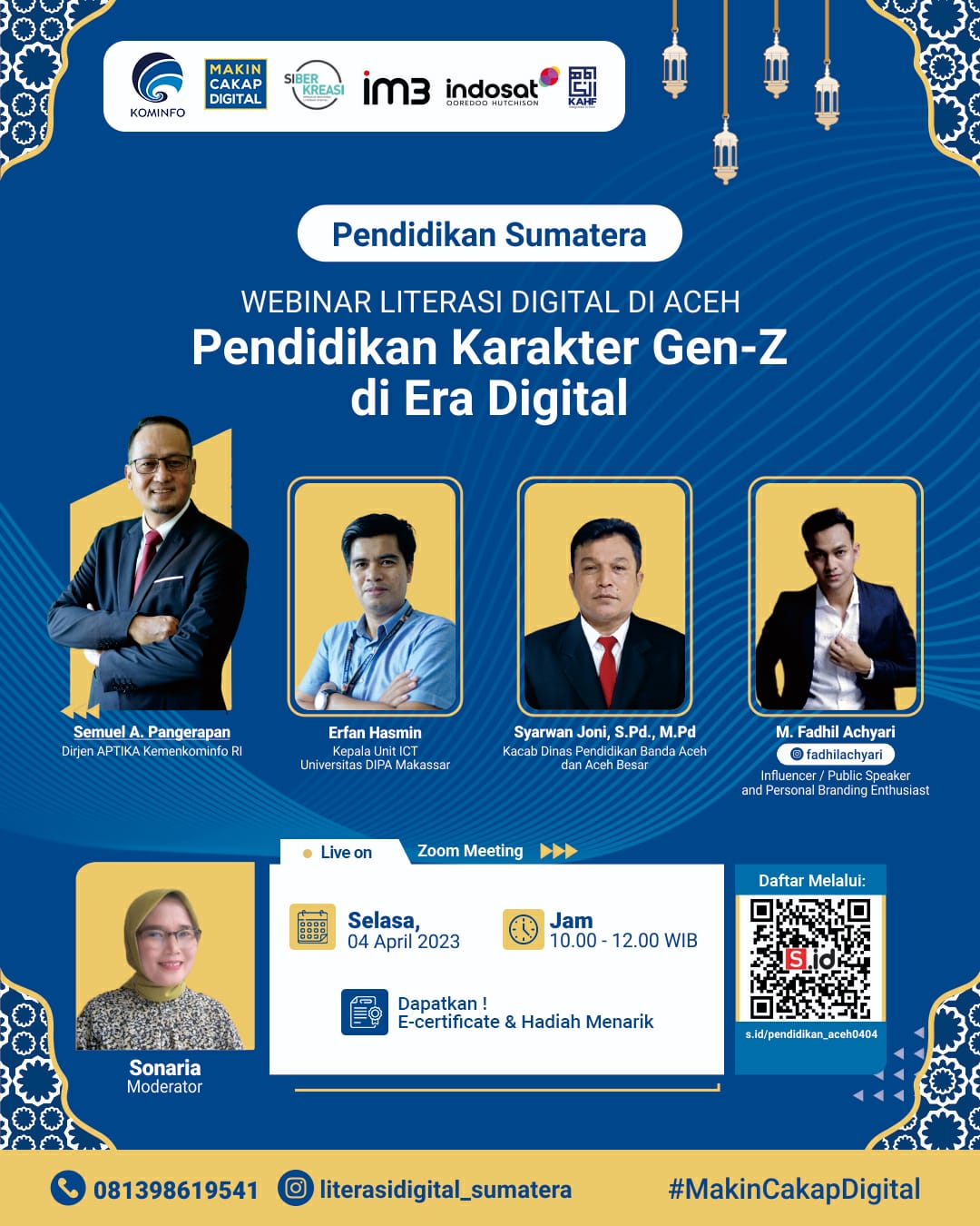 Webinar literasi digital ajarkan pendidikan karakter bagi pelajar di Aceh Besar