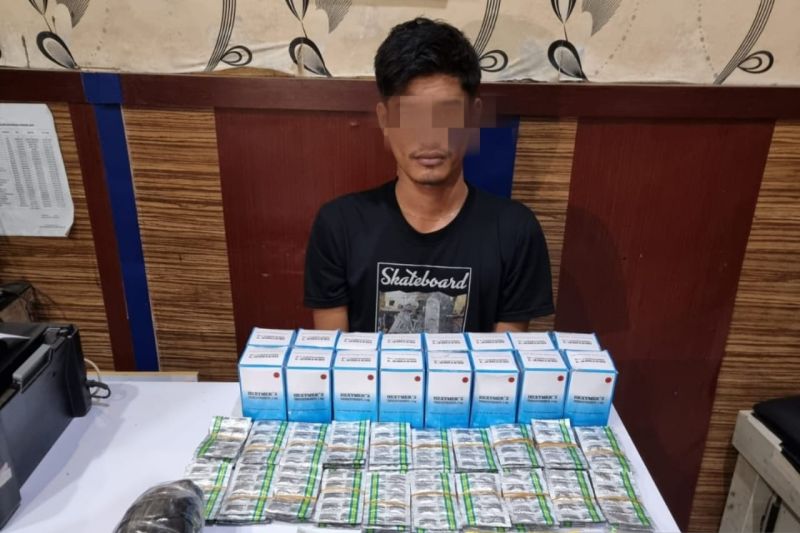 Pemuda asal Pidie Jaya ditangkap di Sukabumi, 1.250 butir tramadol disita