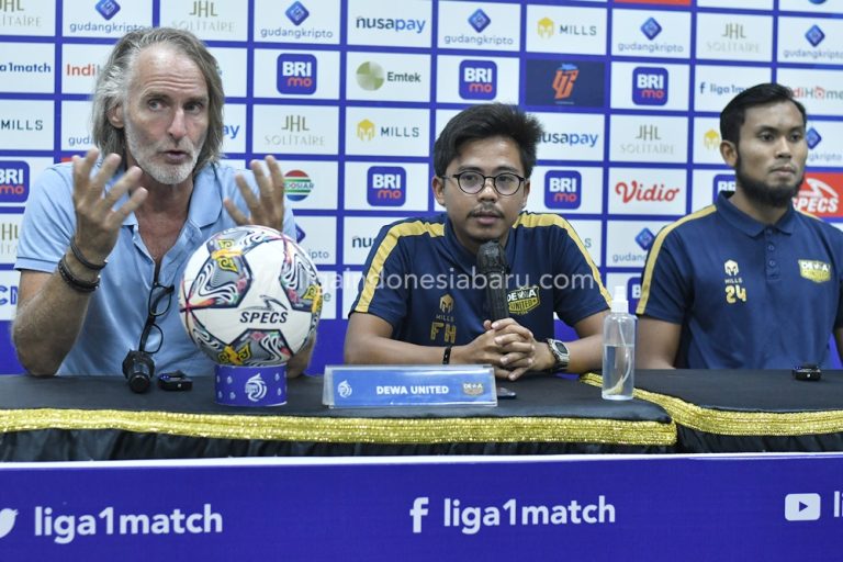 Jan klaim Dewa United tak layak kalah dari Persija Jakarta