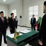 Izwar Ibrahim dan Rinaldi di lantik jadi panitera di MS Jantho 