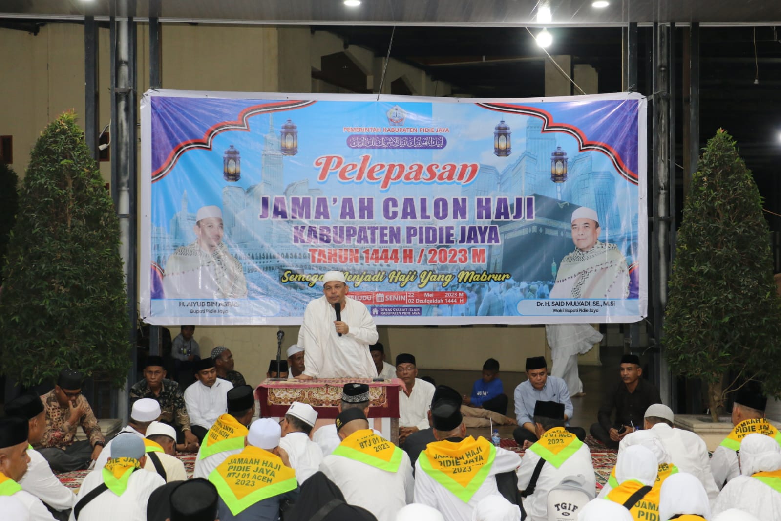 171 jemaah calon haji Pidie Jaya dilepas menuju Tanah Suci