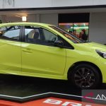 Peluncuran produk terbaru dari Honda, yaitu New Honda Brio. (ANTARA/Chairul Rohman)