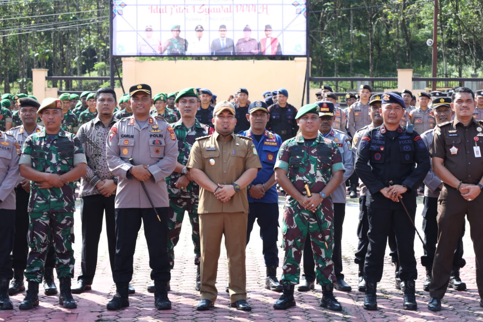 TNI-Polri gelar halalbihal bersama Forkopimda Aceh Besar