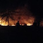 Lapangan Golf Lhoknga Aceh Besar terbakar