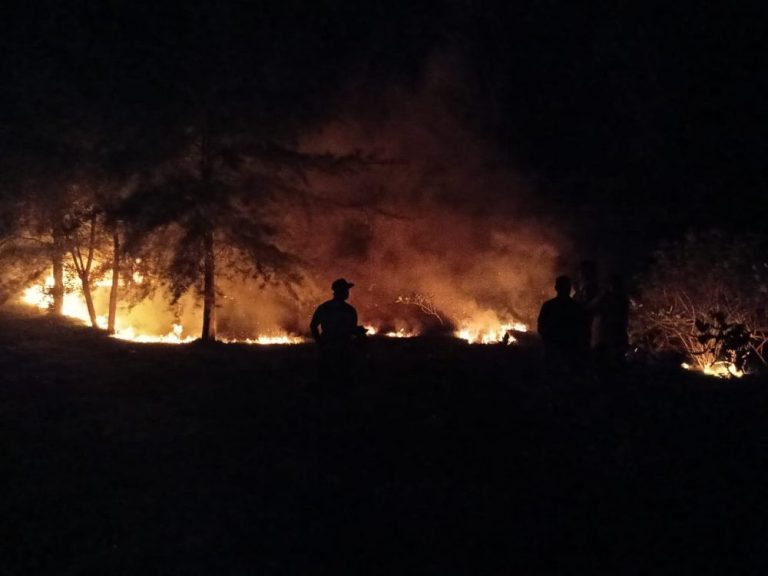 Lapangan Golf Lhoknga Aceh Besar terbakar