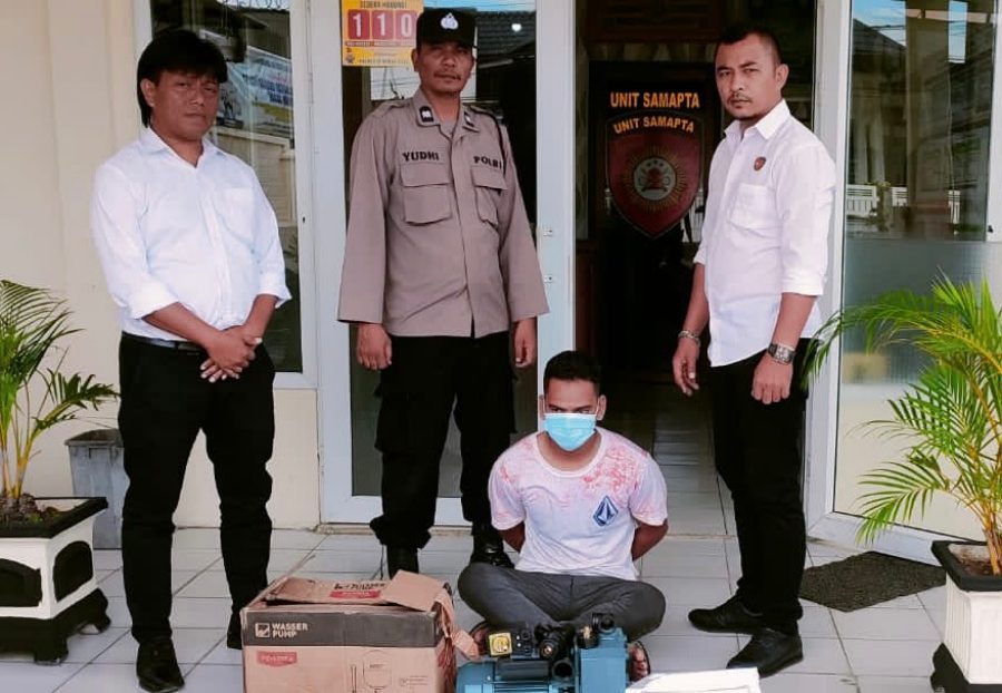 Curi pompa air milik sekolah, warga Banda Aceh terancam hukuman 7 tahun