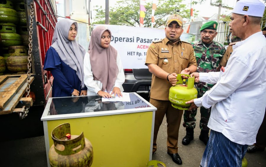 Pemkab Aceh Besar dan PT Pertamina kembali gelar operasi pasar LPG 3 kilogram, berikut jadwalnya 