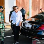 Kunker ke Lampung, Presiden Joko Widodo tinjau jalan rusak