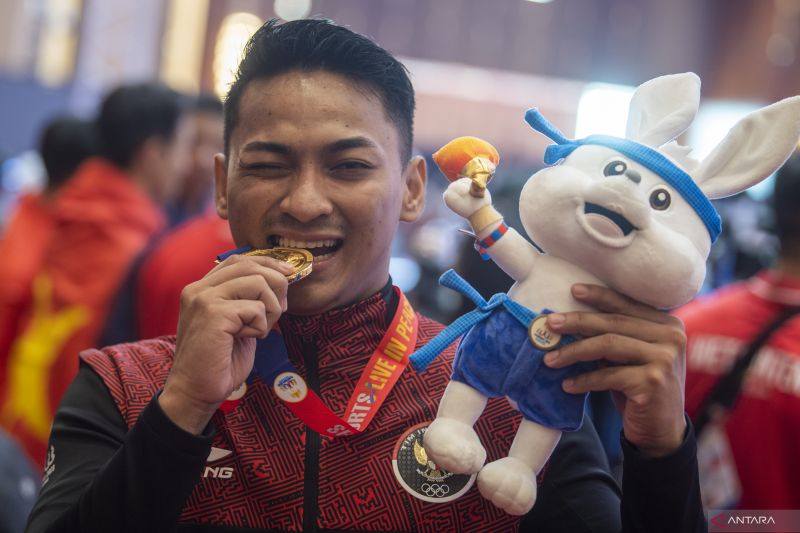 Indonesia kokoh peringkat kedua klasemen sementara perolehan medali di Sea Games 2023 Kamboja
