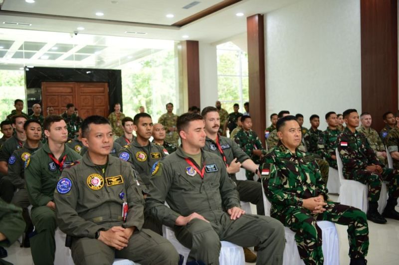 Militer Indonesia dan AS latihan tempur di langit Pekanbaru