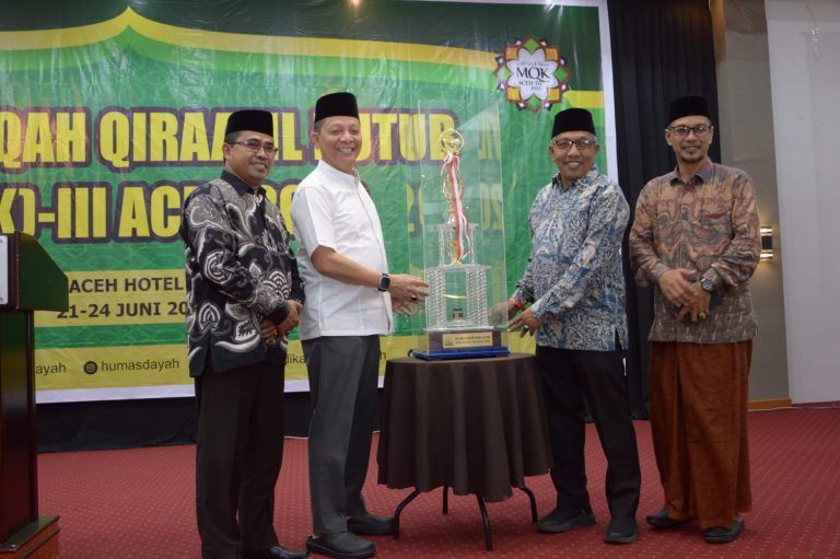 Tutup lomba baca kitab kuning, Achmad Marzuki harap santri di Aceh terus berkembang