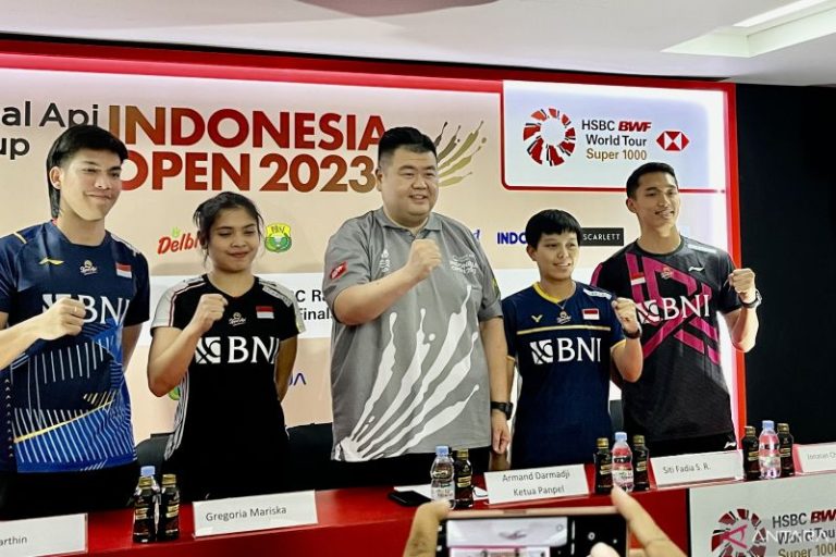 240 pebulutangkis dalam dan luar negeri ramaikan Indonesia Open 2023, total hadiah Rp20 miliar