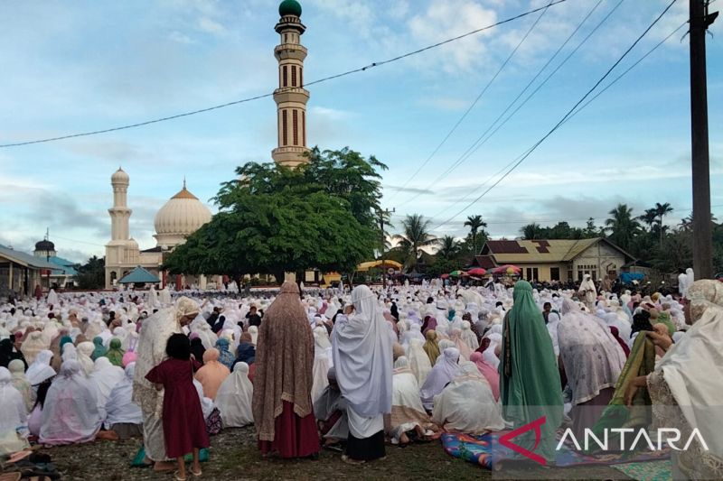 Ribuan Muslim di Nagan Raya sudah merayakan Idul adha 1444 hijriyah