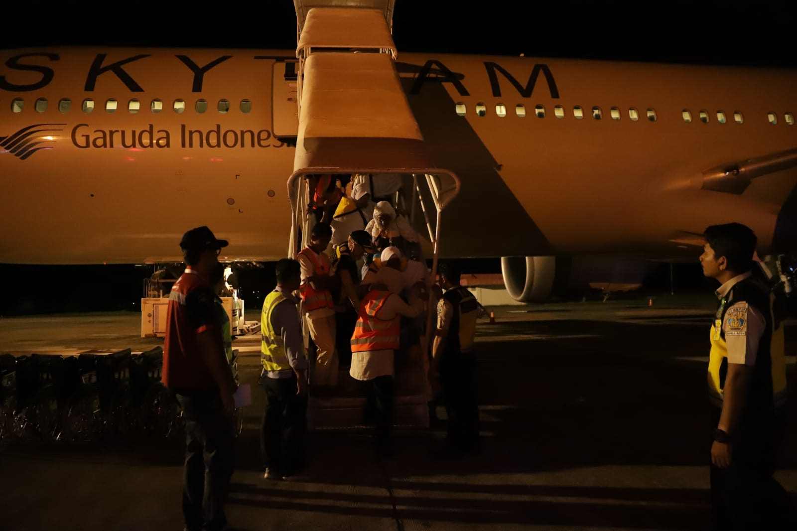 Jemaah haji kloter tujuh tiba di Banda Aceh