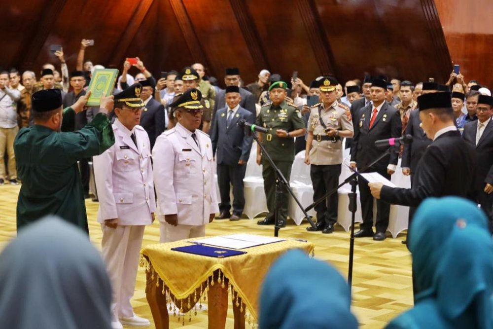 Pj Gubernur Aceh lantik dua penjabat kepala daerah