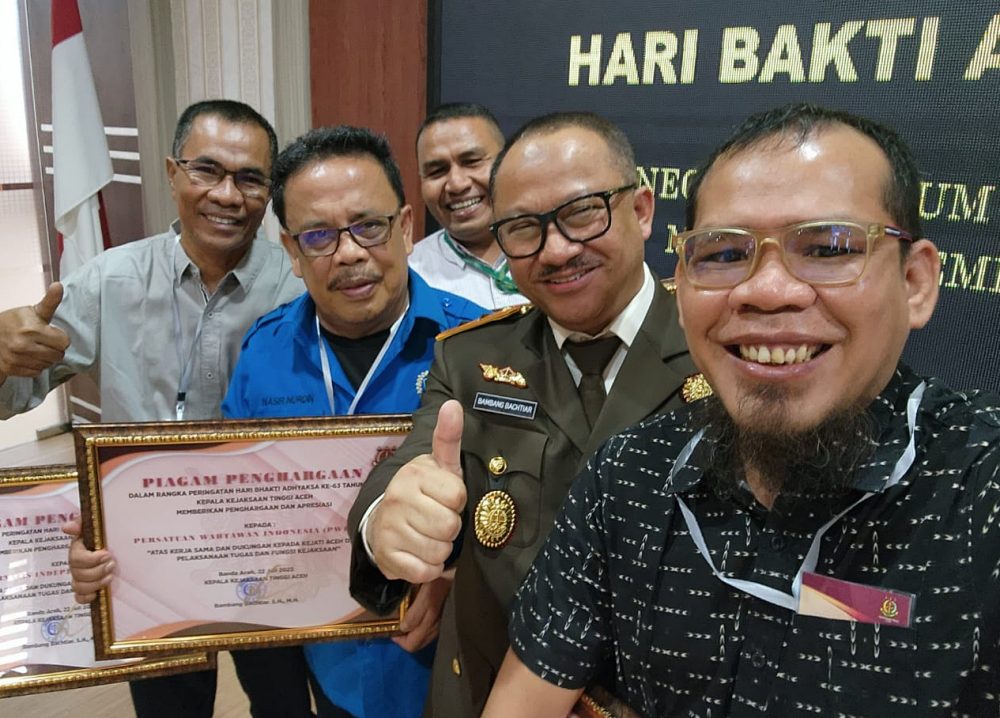 JMSI raih penghargaan dari Kejaksaan Tinggi Aceh