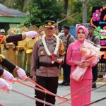 Tradisi pedang pora sambut AKBP Andi Kirana sebagai Kapolres Aceh Barat