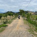 Jalan masuk ke SMKN 1 Trienggadeng Pidie Jaya tak kunjung dibangun