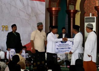 PT Mifa Bersudara bantu Rp2,5 miliar untuk rehab Masjid Agung Baitul Makmur Meulaboh