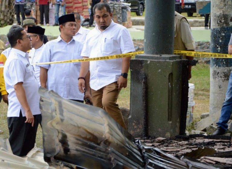 Ponpes Gontor 8 di Aceh Besar terbakar, Pj bupati beri bantuan