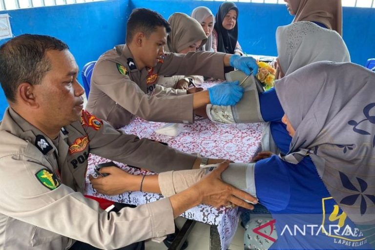 Sambut HUT Polwan ke-75, Polres Aceh Barat gelar pemeriksaan gratis napi perempuan