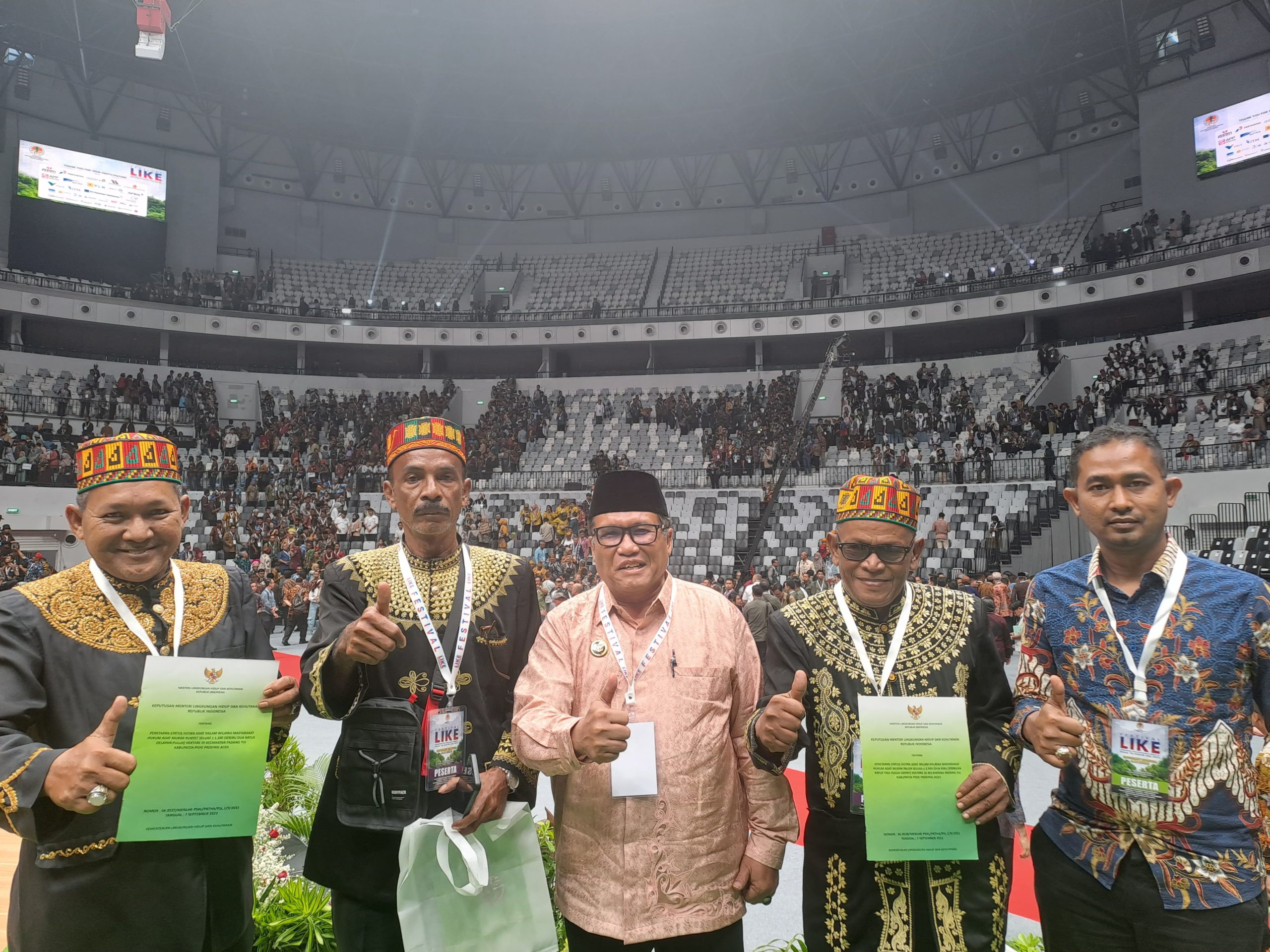 Presiden Jokowi serahkan SK hutan adat mukim Pidie